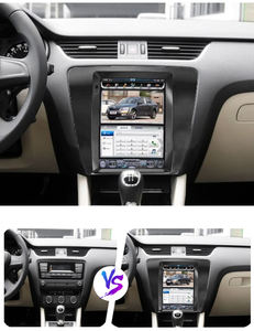 Radio Vertical de 9.7 Pulgadas con Carplay y DSP de Audio para <span class=keywords><strong>Skoda</strong></span> <span class=keywords><strong>Octavia</strong></span> 2016 <span class=keywords><strong>2017</strong></span> 2018, Android 15, WiFi y 4G, Reproductor de DVD para Auto, 8-128 GB - Product Image 2