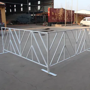 Portable Outdoor Powder Coated Crowd Control Barrier Crowd Control Barricade Fence For Concert