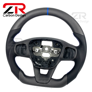 <span class=keywords><strong>พวงมาลัย</strong></span>รถยนต์แบบสปอร์ตตกแต่งพิเศษ คาร์บอนไฟเบอร์เคลือบด้าน หุ้มหนัง สำหรับรถฟอร์ด โฟกัส MK4 MK8 เฟียสต้า ST MK7 MK7.5 ปี 2009-2017 - Product Image 2