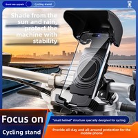 Nouveau support de téléphone pour vélo anti-regard indiscret avec pare-soleil 360° °   Support de téléphone rotatif à verrouillage rapide pour vélo, trottinette électrique et moto