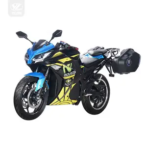 Vendita calda CKD ad alta velocità lungo raggio 2000W 72V litio elettrico moto Scooter moto moto a doppio motore elettrico bici elettrica