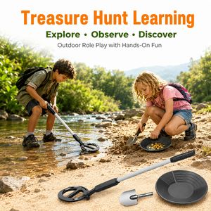 Juego <span class=keywords><strong>de</strong></span> detector <span class=keywords><strong>de</strong></span> metales para niños con pala y cuenco para oro, para explorar y buscar tesoros al aire libre, venta al por mayor - Product Image 4