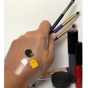 Guanto per il trucco Palette per il trucco in pelle PU Palette per il trucco in PVC guanto per il trucco professionale guanto per il trucco per <span class=keywords><strong>MUA</strong></span> - Product Image 4