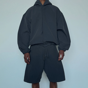 Felpa oversize in pile leggero foderato per uomo taglie forti 4XL con Design personalizzato ricamato migliore felpa oversize per tutti i giorni - Product Image 6