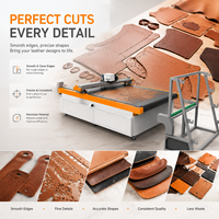 Machine de découpe de cuir CNC haute précision ±0,01 mm, découpeuse de cuir numérique automatique