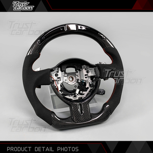 Volante Deportivo Personalizado de Fibra de Carbono con LED Inteligente para <span class=keywords><strong>Toyota</strong></span> 86 <span class=keywords><strong>GT86</strong></span>, Subaru BRZ y Scion FR-S Coupé 2013-2016 - Product Image 3
