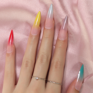 <span class=keywords><strong>Faux</strong></span> <span class=keywords><strong>ongles</strong></span> colorés en ABS à couverture complète, <span class=keywords><strong>ongles</strong></span> à la française <span class=keywords><strong>pour</strong></span> affichage de vernis au gel, vente en gros - Product Image 5