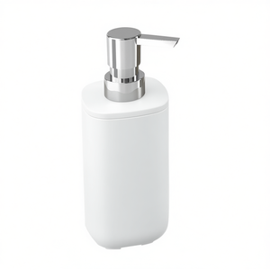 Dispensador de Jabón Líquido Blanco 7x17.5x7 cm Botella con Bomba para Uso en Lavabo de Baño - Product Image 3