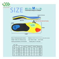 Semelles de chaussures de sport unisexes JOGHN, soutien de la voûte plantaire en PU, semelles de chaussures de sport, coussinets pour les pieds, orthèses podologiques pour le sport