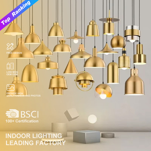 Đèn thả hiện đại phòng ăn nhà <span class=keywords><strong>b</strong></span>ếp, đèn treo nhà hàng sang trọng phong cách <span class=keywords><strong>B</strong></span>ắc Âu, đèn thả vàng kiểu loft - Product Image 1