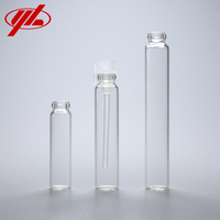 Flacon d'échantillon de parfum en verre borosilicate transparent de 1 ml, 2 ml, 3 ml avec bouchon