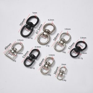 Nhà Máy Trực Tiếp Bán Tự Làm Phụ Kiện Túi Hợp Kim Kẽm 8-Hình Xoay Vòng Kim Loại Móc Cho Vật Nuôi Cổ Áo Và Dây Xích - Product Image 3