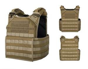 アウトドアタクティカルベスト モール式ボディプロテクション カスタムタクティカルベスト プレートキャリア クイックリリースベスト トレーニング用 - Product Image 2