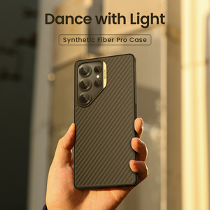 เคส <span class=keywords><strong>Nillkin</strong></span> รุ่นใหม่ แข็งแรง ป้องกันรอยขีดข่วน เคสใยอะรามิด รองรับการชาร์จไร้สายแบบแม่เหล็ก สำหรับ Samsung S25U - Product Image 2