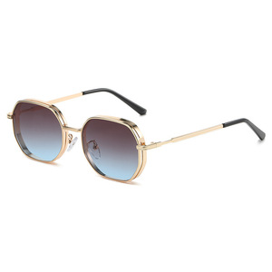 Lunettes de soleil carrées à monture complète UV400, mode unisexe, protection solaire pour adultes - Product Image 2