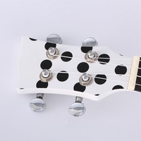 Guitar String Tuning Pegs Tuning Machines Sealed Machine Heads Tuning Keys Oval Button 6 Right for Electric Guitar