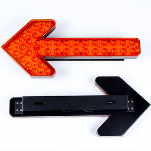100 vatios ámbar 240 LED de Seguridad de Tráfico faro para riego camión de basura camión de seguridad vial flecha signo de luz - Product Image 1
