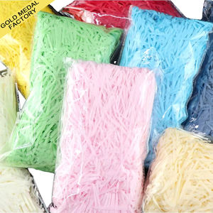 Thanksgiving Geschenkdoos Raffia Papier Doe-Het-Zelfreepjes Vuller Verjaardag Huwelijksfeest Pasen Gunst Snoepdoos Recyclebare Verpakkingsbenodigdheden - Product Image 1