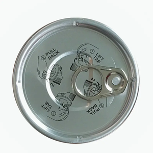 73mm 300 # tinplate Tfs EOE dễ dàng mở kết thúc trên bán cho thực phẩm đóng hộp tin có thể nắp - Product Image 4