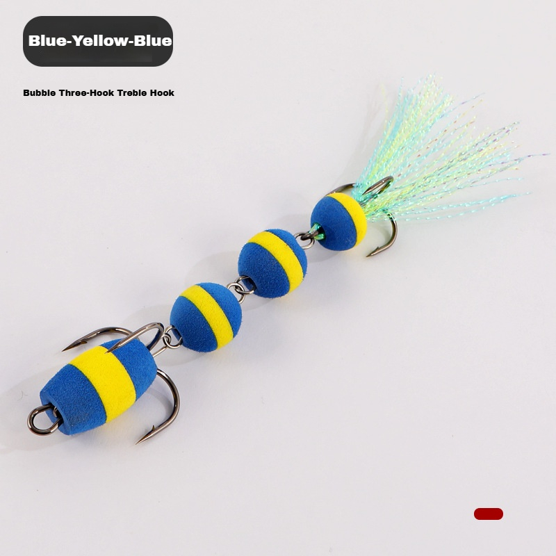 1 blue, yellow, blue