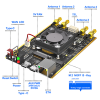 Módulo 4G/5G, Adaptador Gigabit Ethernet (M.2 NGFF), Puerto USB 3.0 RJ45, Controlador Realtek RTL8125BG, Material PCB, Uso en Escritorio, en Stock