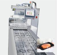 Machine à emballer électrique automatique de plateau d'emballage de peau de sachet en plastique de cachetage pour des dattes de nourriture