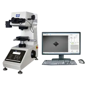 Tester di durezza Vickers digitale di misurazione automatica a punto singolo del sistema di Imaging ad alta definizione