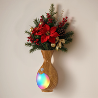 Décoration de Noël pour la maison, lampe murale rechargeable par USB, style nordique, détecteur de mouvement intérieur, sans fil, magnétique, lampe de chevet LED pour escalier