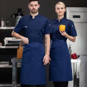 Double boutonnage Classique Unisex Cuisine Restaurant Baking Cafe Catering Cooking Chef Jacket Cook Uniform Chef - Product Image 1