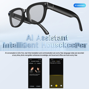 Lunettes intelligentes IA avec caméra HD, appels Bluetooth, traduction en temps réel, double microphone, conversation audio claire - Product Image 5
