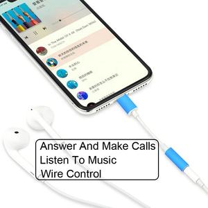 สายอะแดปเตอร์หูฟัง UUTEK 8 พิน เป็น 3.5 มม. สำหรับ <span class=keywords><strong>iPhone</strong></span> สายสัญญาณเสียง 3.5 มม. TS/TRS/<span class=keywords><strong>TRRS</strong></span> - Product Image 3