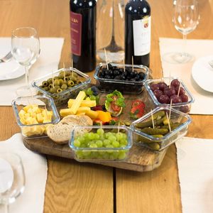 6 pièces (lot de 3) – Contenants en verre pour préparation de repas avec couvercles ventilés, hermétiques, grands récipients de stockage alimentaire en verre, idéaux pour offrir - Product Image 4