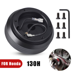 Honda 130H Aluminum Steering Wheel Hub Adapter Quick Release Kit For <b>Motorcycle</b> - Product Image 2