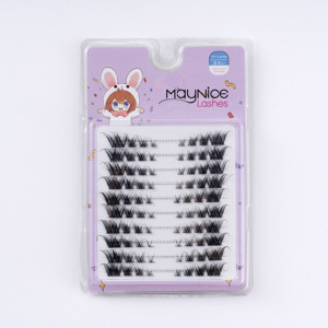 Mới Đến Tự Làm Lash Mở Rộng Kit D Curl Fox Mắt Cụm Handmade Cá nhân Phân Đoạn Lash Cụm Pre-Trái Phiếu Lông Phong Cách - Product Image 3