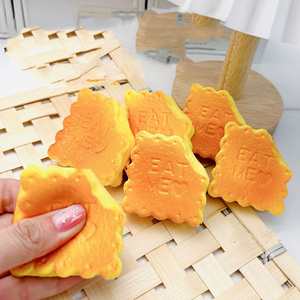 Super Soft PU Slow Rebound Butter Biscuits <b>Squishy</b> Toy Stress Relief Decompression Gift for Kids and Adults Aged 5 to 7 Years - Product Image 1