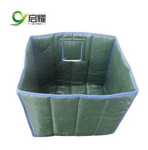 Cubierta de aislamiento térmico Premium, película de aluminio recubierta, tela tejida, poliéster, algodón, forrado, cubierta de barril de tonelada para almacenamiento de productos químicos - Product Image 3