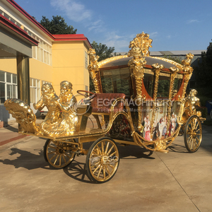 Calèche royale électrique de luxe dorée, personnalisée, nouvelle innovation, vente en gros - Product Image 5