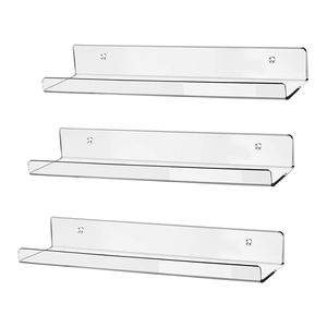 Ventes en gros de présentoirs cosmétiques muraux en acrylique de couleur personnalisée pour produits - Product Image 1