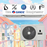 Climatiseur intelligent split 9000-24000 BTU double onduleur 60Hz 110V pour les États-Unis et le Canada avec Wi-Fi domestique