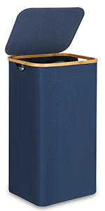 100L Tall <b>Laundry</b> <b>Basket</b> with Bamboo Handles for Clothes and Toys Storage, Freestanding <b>Collapsible</b> <b>Laundry</b> Hamper - Product Image 2