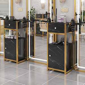New Design Newly Added Romance Beauty Salon Trolley Drawer White Cabinet