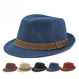 Sombrero de Sol de Verano para Hombre y Mujer, Gorra Fedora Jazz, Gorra de Playa, Gorra Snapback de Cinco Paneles, Sombrero de Moda para Protegerse del Sol - Product Image 1