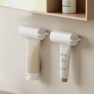 Wholesale Plastic <b>Toothpaste</b> Squeezer Facial Cleanser Hand Manual Seat Holder Stand Rotate Tool - Product Image 3