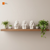 Sculpture en résine de corail simulé peinte à la main, écologique, élégante, ornement de bureau, décoration artistique pour Thanksgiving, cadeau d'affaires