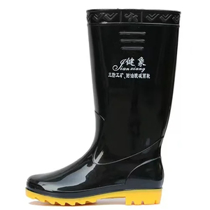 Tùy chỉnh chống trượt an toàn Mens <span class=keywords><strong>PVC</strong></span> chất liệu mưa Biker khởi động <span class=keywords><strong>PVC</strong></span> lao động bảo vệ mưa khởi động - Product Image 5