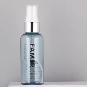 60ml/2.02oz saç spreyi şişesi gümüş altın sis püskürtücü PET saç bakım ürünleri vücut spreyi sprey şişesi hava spreyi sprey şişesi