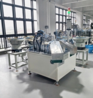 Ligne de montage efficace pour l'assemblage de soupapes respiratoires certifiée CE, à diagnostic automatique, conçue avec précision et alimentée par l'IA