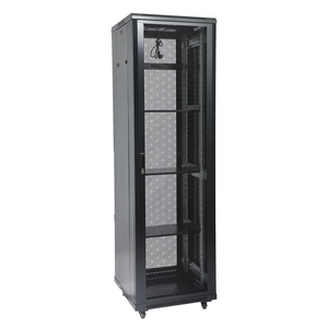 Asterix <span class=keywords><strong>42U</strong></span>/45u/32u 19 inch tầng thường vụ máy chủ Tủ SPCC thép đen Tempered Glass cửa 600 mét chiều sâu kho - Product Image 6