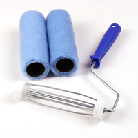 Brosse à Rouleau en Polyester de 7 Pouces pour Peinture au Latex Outil de Revêtement, DIY Sans Angle Mort, OEM Personnalisable
