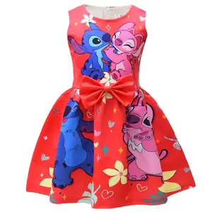 Pink/blue/red/pretty pompous dress Birthday party dress sweet dress for girl